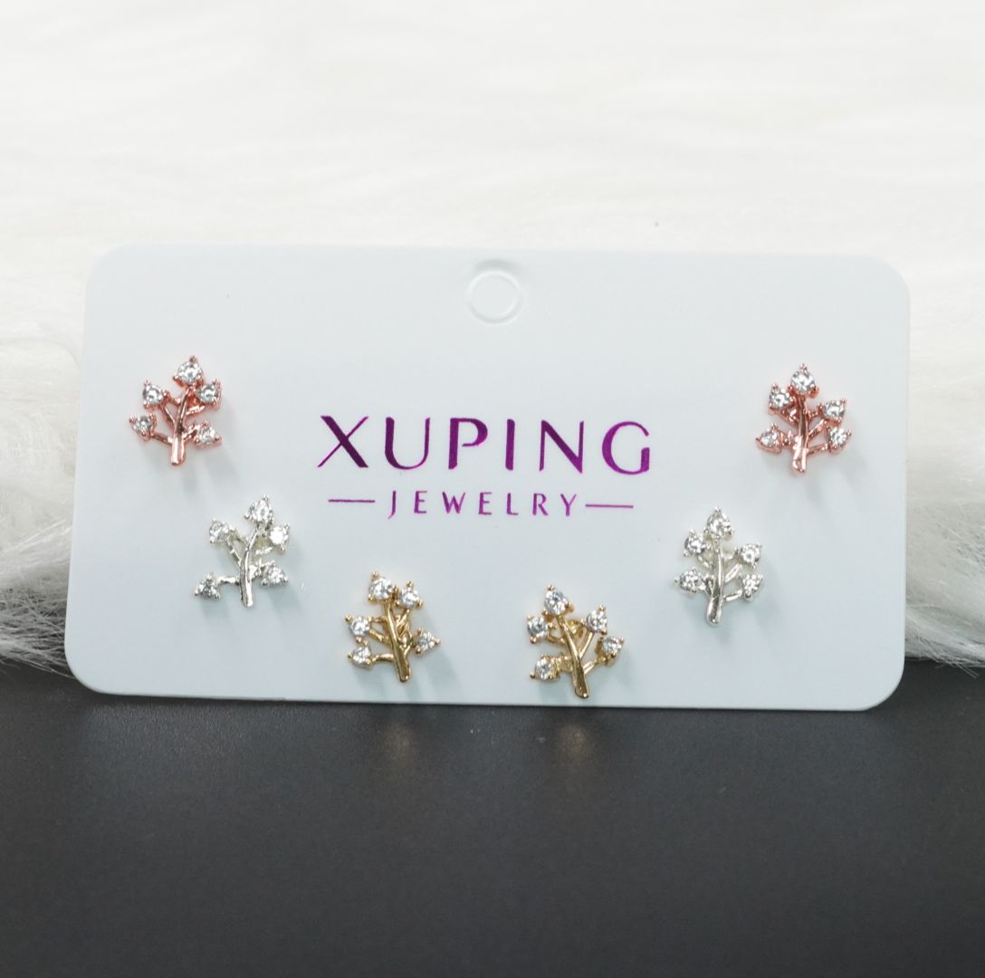 Miniatura 2 de TOPO TRIO RODIO TREBOL 3 OROS